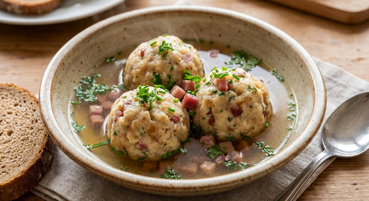 Speckknödelsuppe