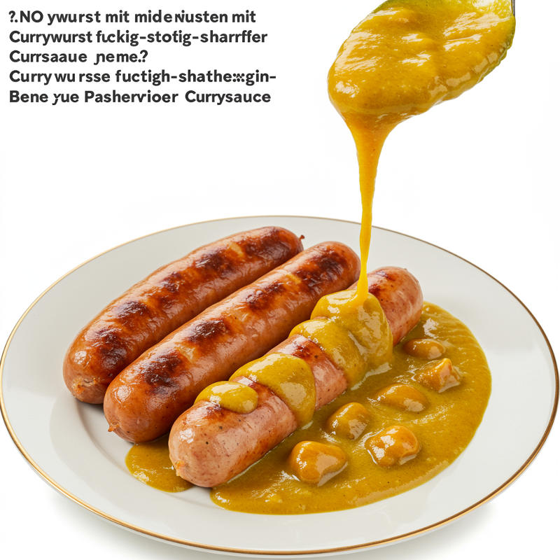 Currywurst mit fruchtig-scharfer Currysauce