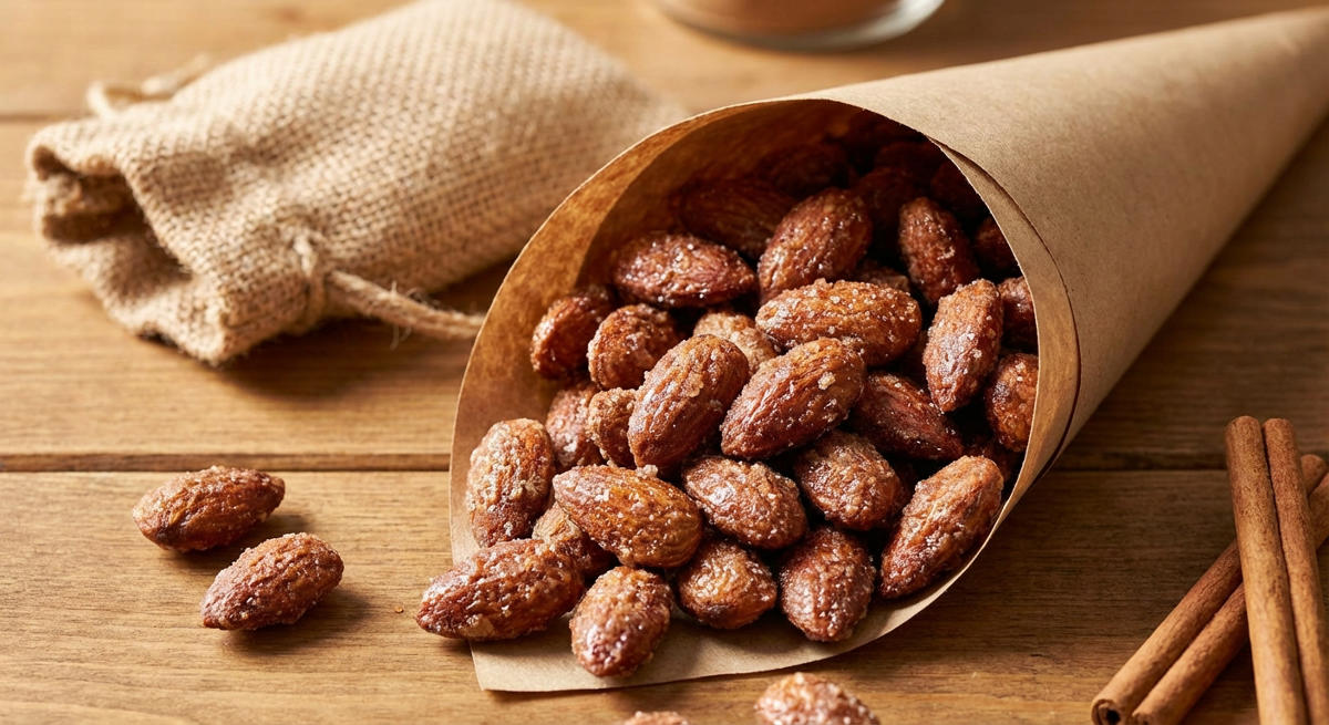 Gebrannte Mandeln wie auf dem Weihnachtsmarkt