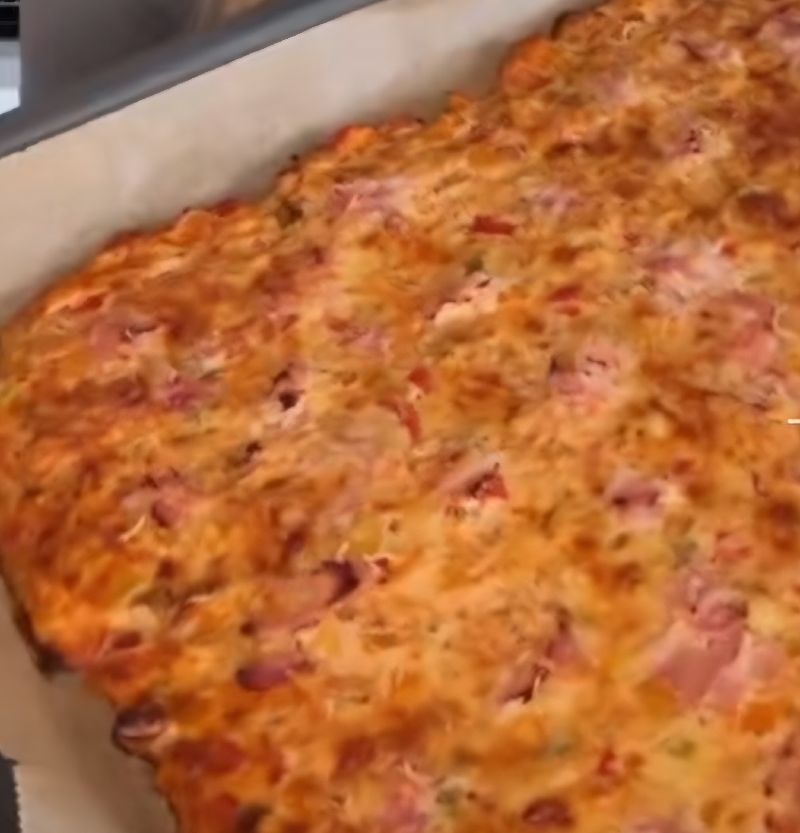 Schüttelpizza / Herzhafte Quark-Gemüse-Tarte