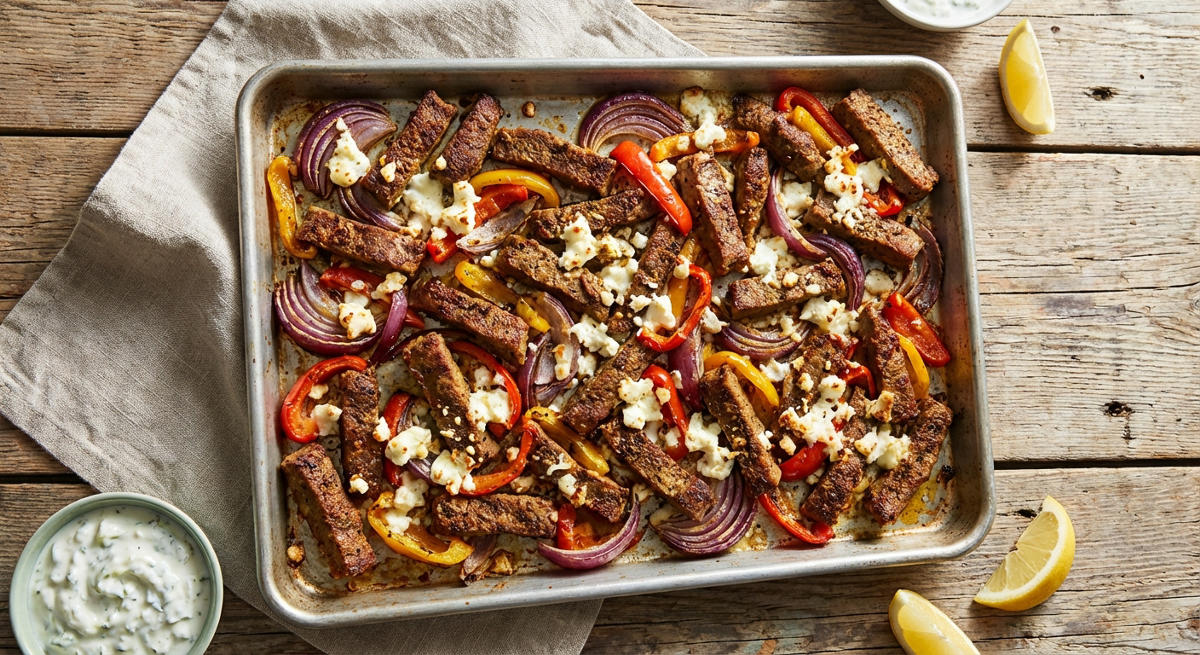 Keto Gyros vom Blech