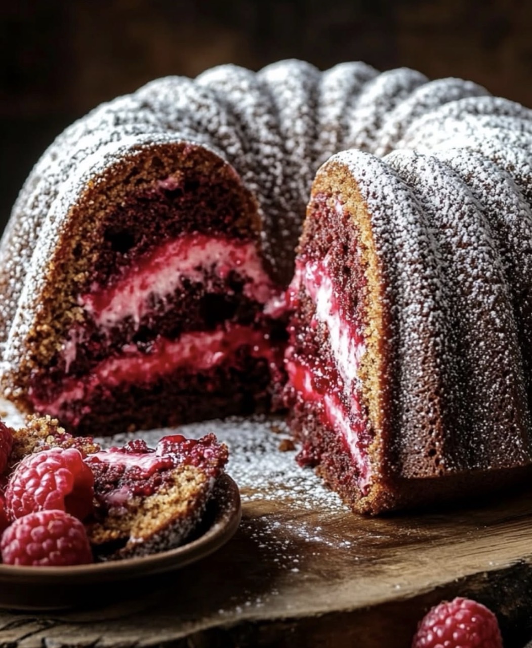 Schoko-Himbeer Gugelhupf