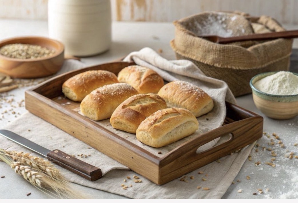 Hausgemachte Brötchen