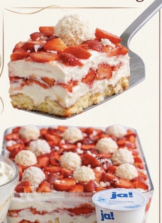 Raffaello Strawberry Dessert