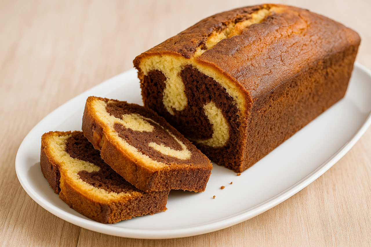 Fluffiger Marmorkuchen