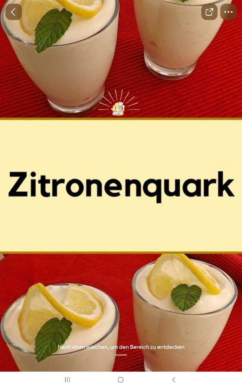Zitronenquark