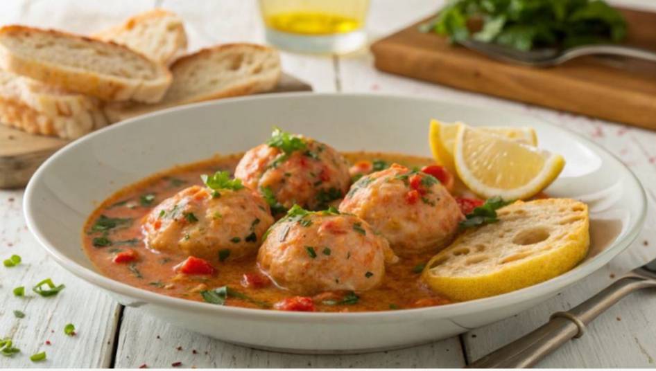 Fischbällchen aus Lachs und Seehecht