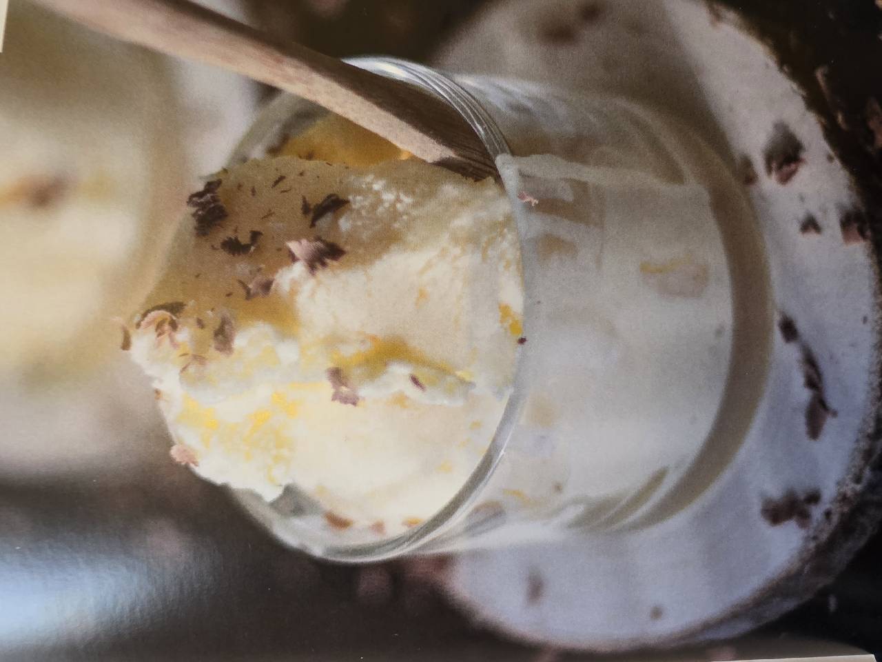 Russische Eiscreme Plombir