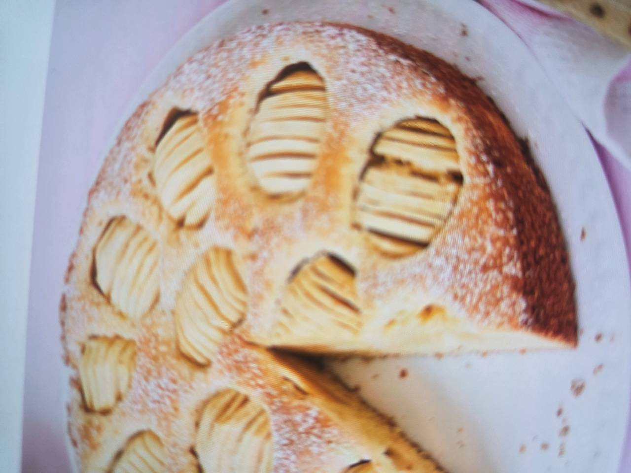 Versunkene Apfeltorte