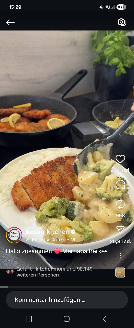 Cremige Kartoffel-Brokkoli-Pfanne