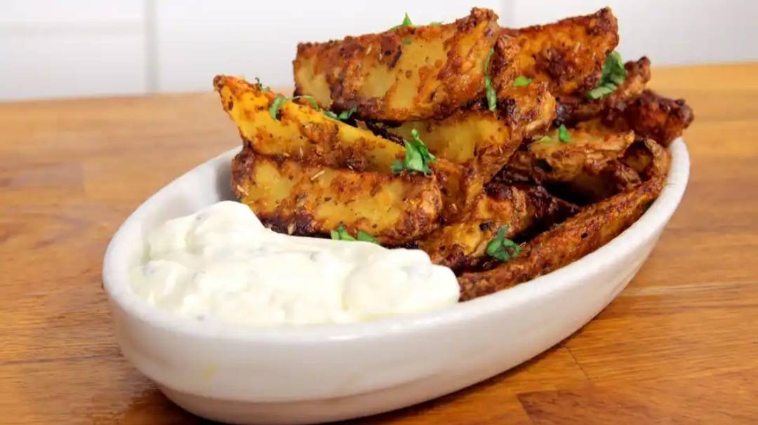 Knoblauch-Kartoffel-Ecken