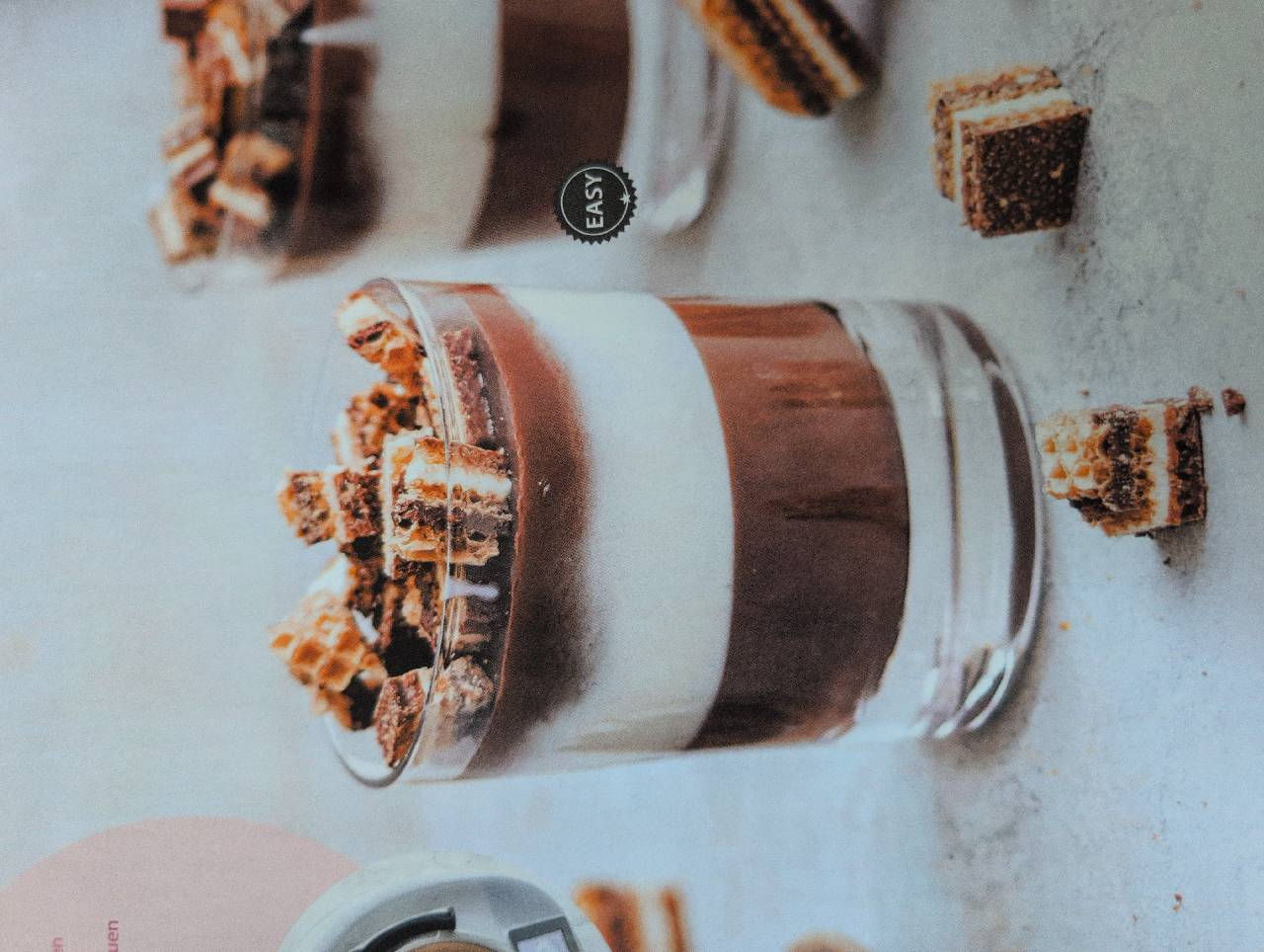 Knoppers Schichtdessert