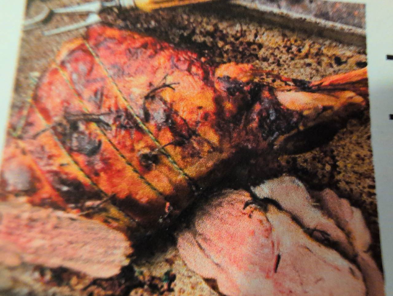 Gebratene Lammkeule mit Minzsauce