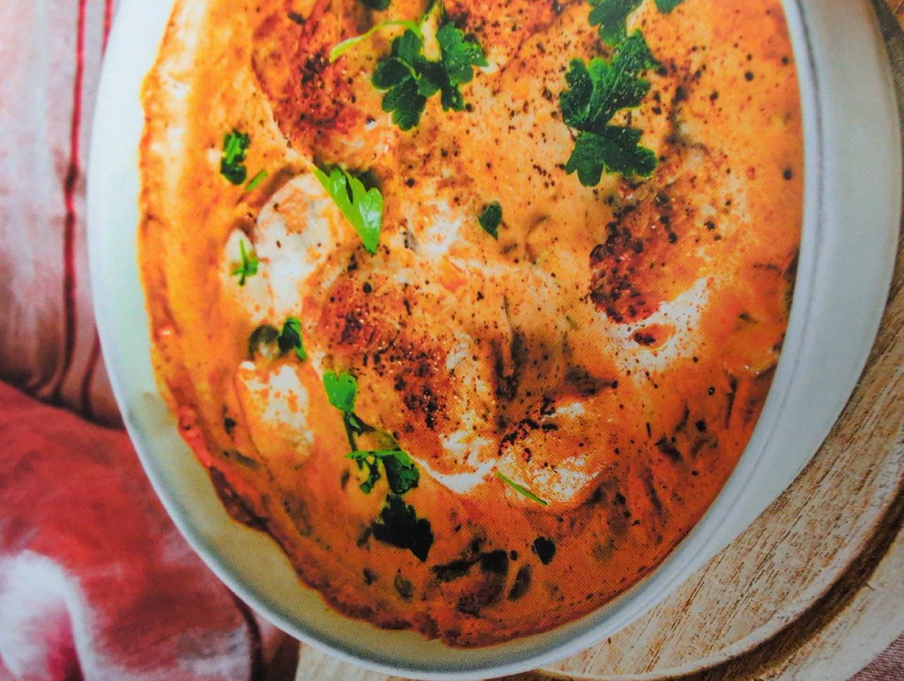 Schweinefilet in Rahmsoße