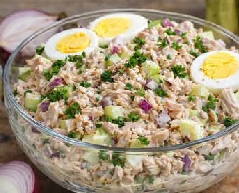 Thunfischsalat mit Ei und Joghurt