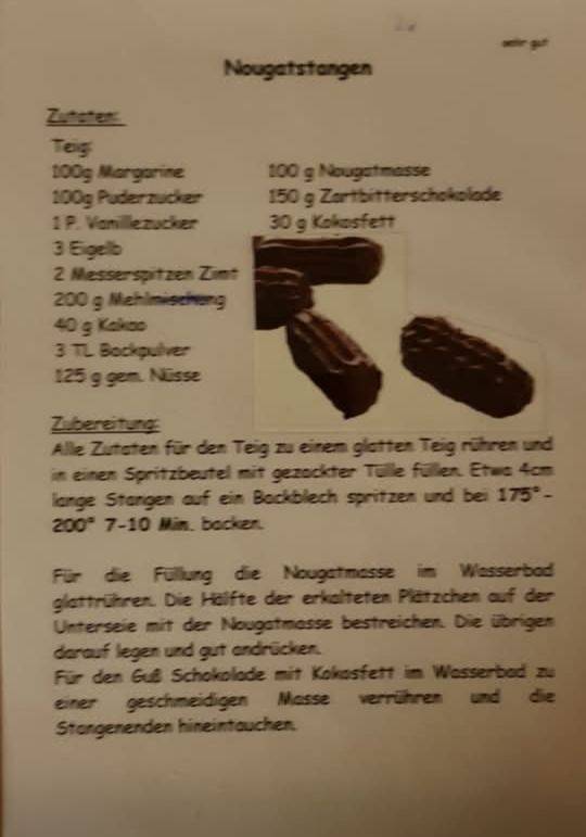 Nougatstangen