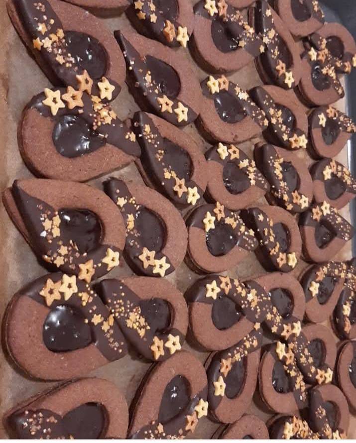 Haselnuss-Nougat-Kekse