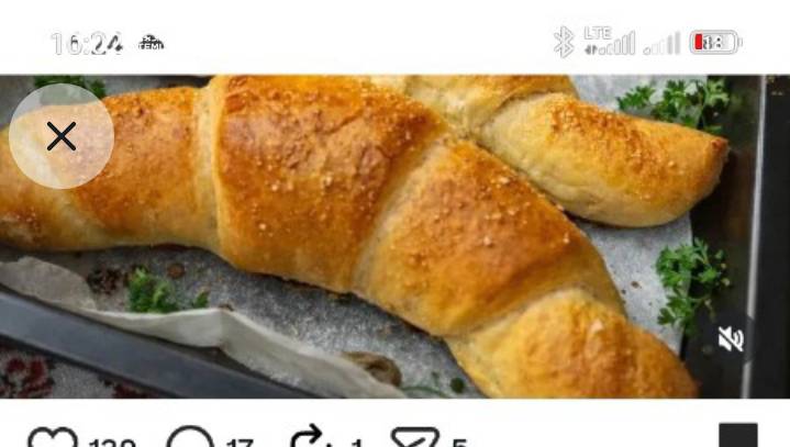 Serbische Bäckerei-Hörnchen