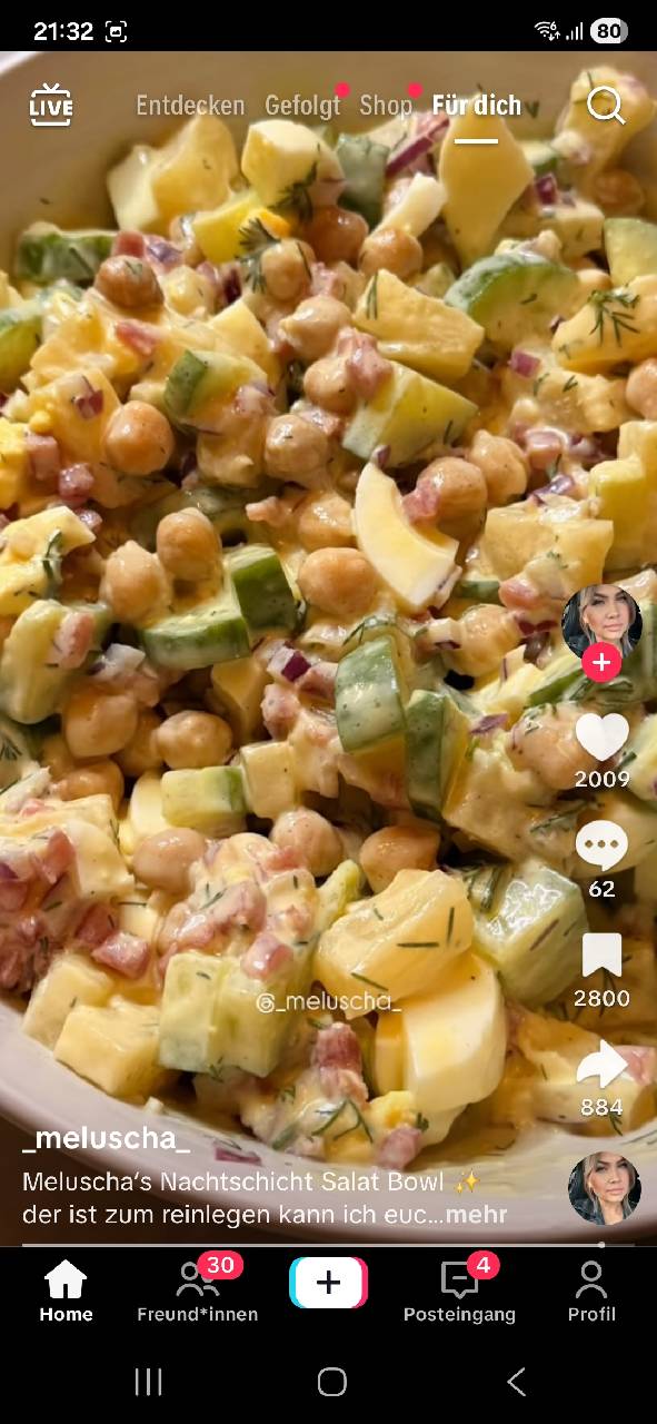 Kichererbsen-Ananas-Salat