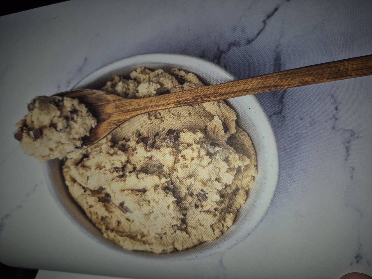 Essbarer Cookie Teig