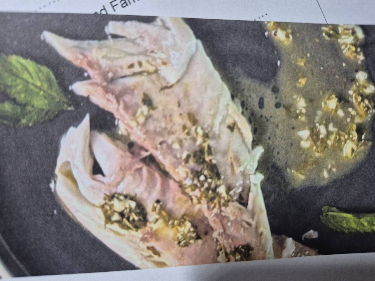 Dorade mit Pfefferminze und Limette