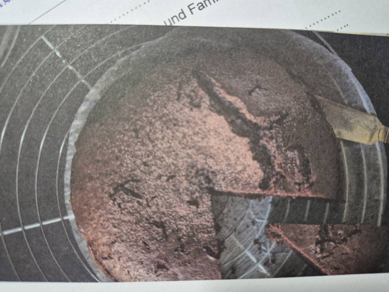 Gedämpfter Schokoladenkuchen