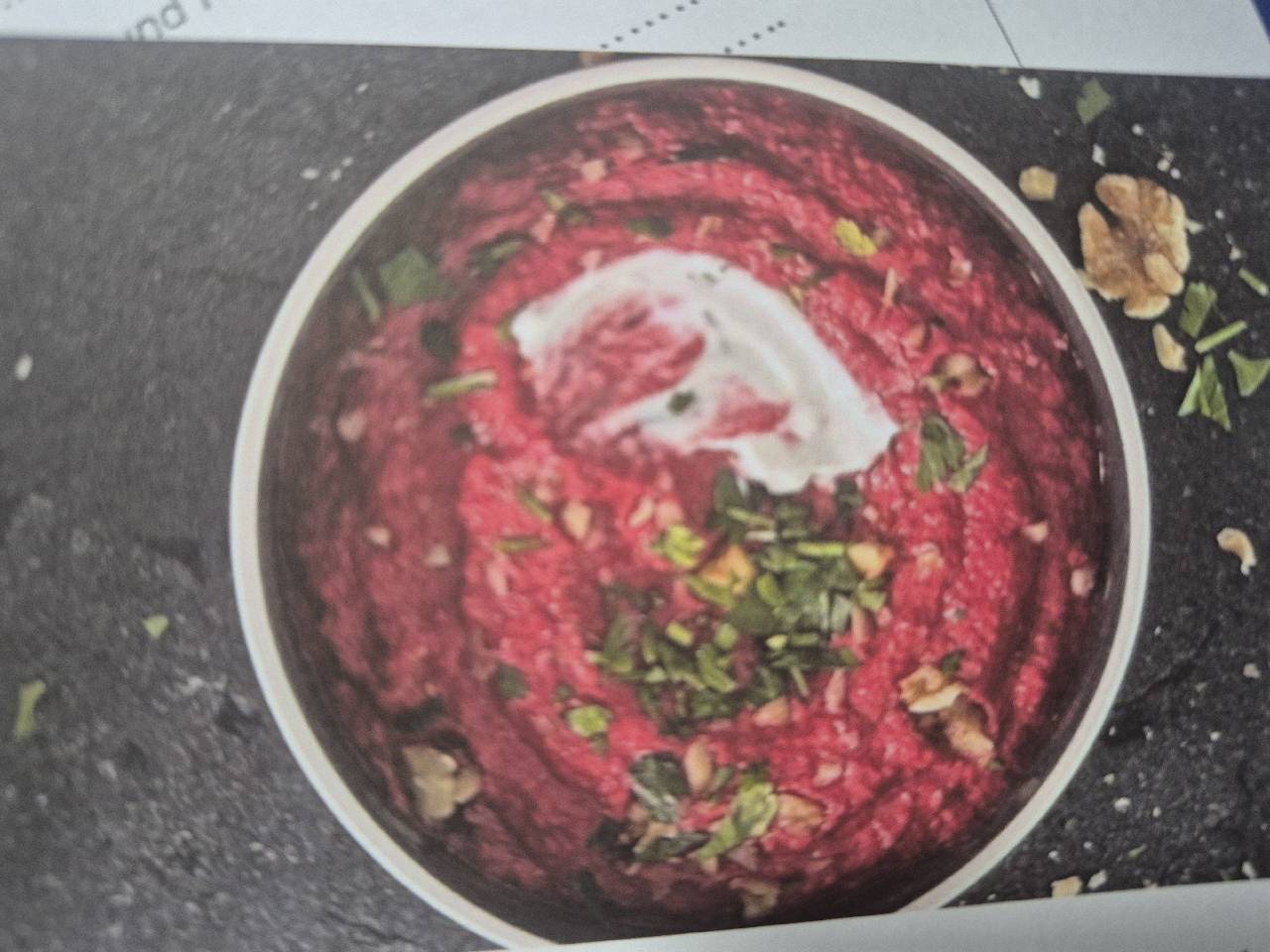 Rote Bete Dip mit Joghurt