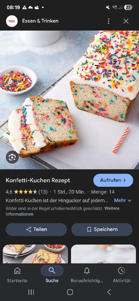 Konfettikuchen