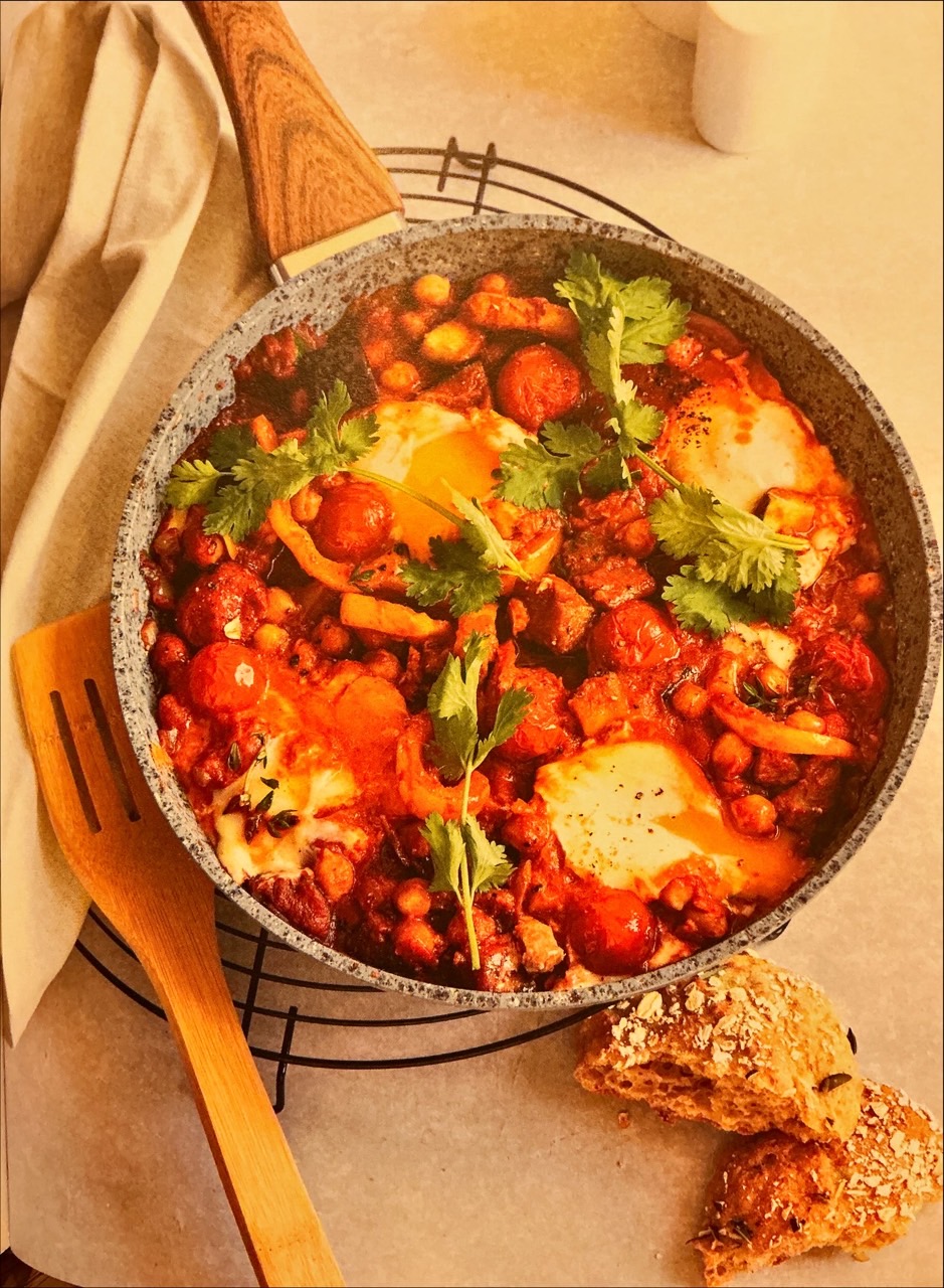 Shakshuka mit Kichererbsen