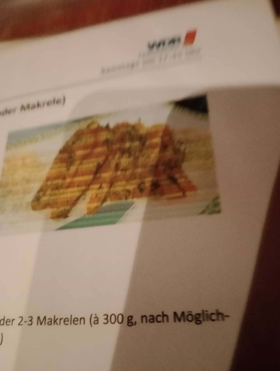 Gebeizter Fisch (Lachs, Forelle oder Makrele)