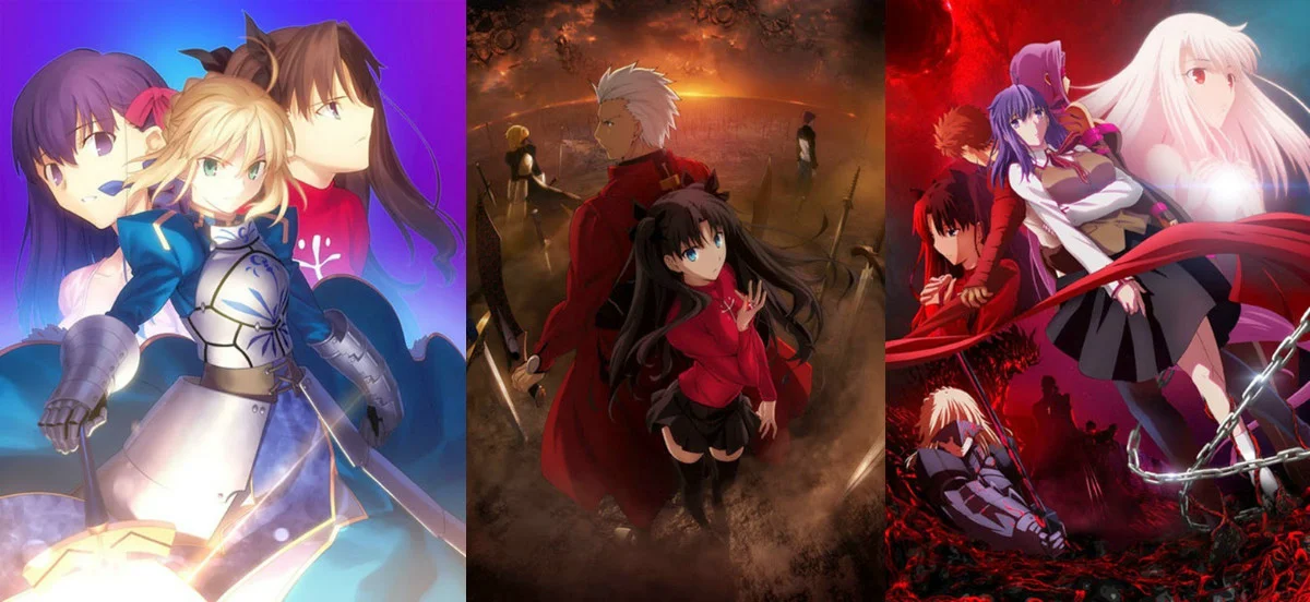 A ordem indicada para acompanhar os anime Fate?