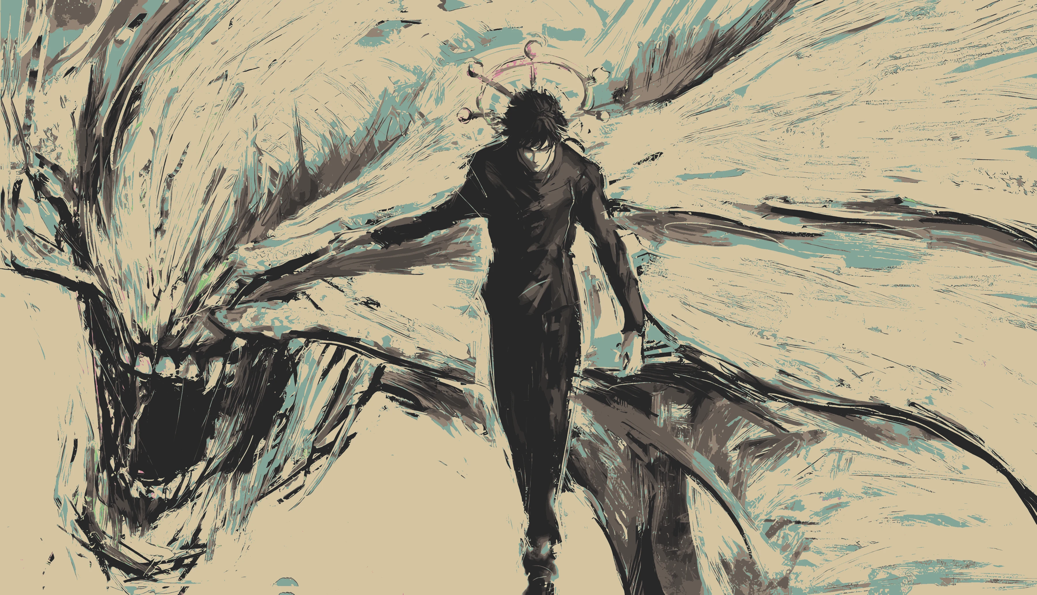 Quadro Jujutsu Kaisen - Artes do Herói