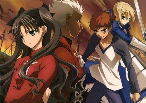 ordem para acompanhar o anime Fate