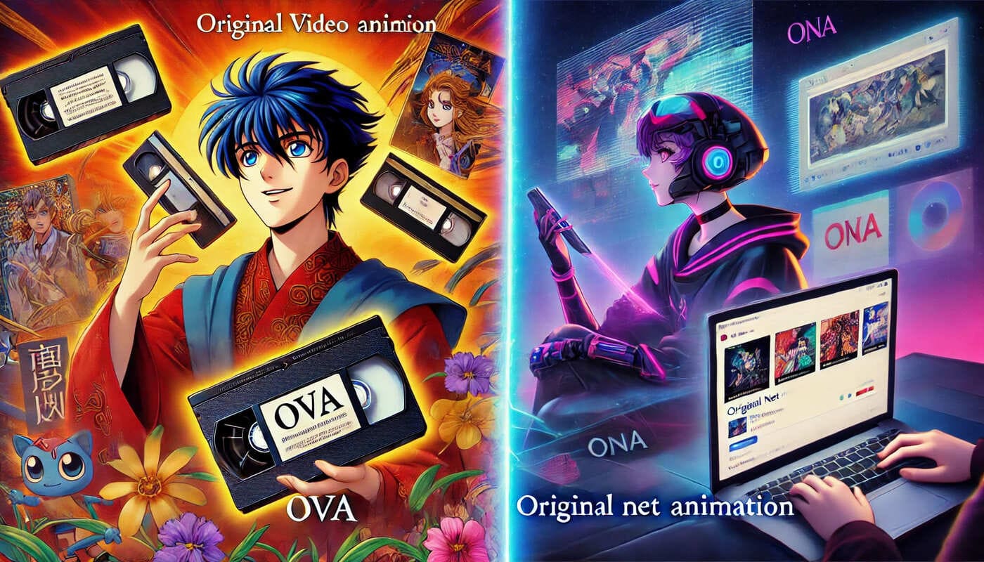 Qual é a Diferença entre "OVA" e "ONA" em Animes?