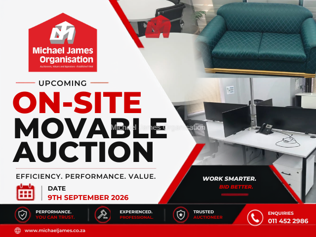 Onsite Asset Disposal Auction - Mixed Movables A-3701