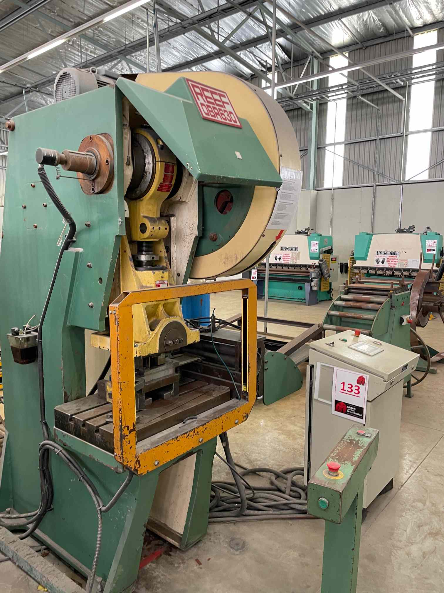 REEF HIGHSPEED PRESS MACHINE MODEL - OBR -630 SN: OBR-630-051