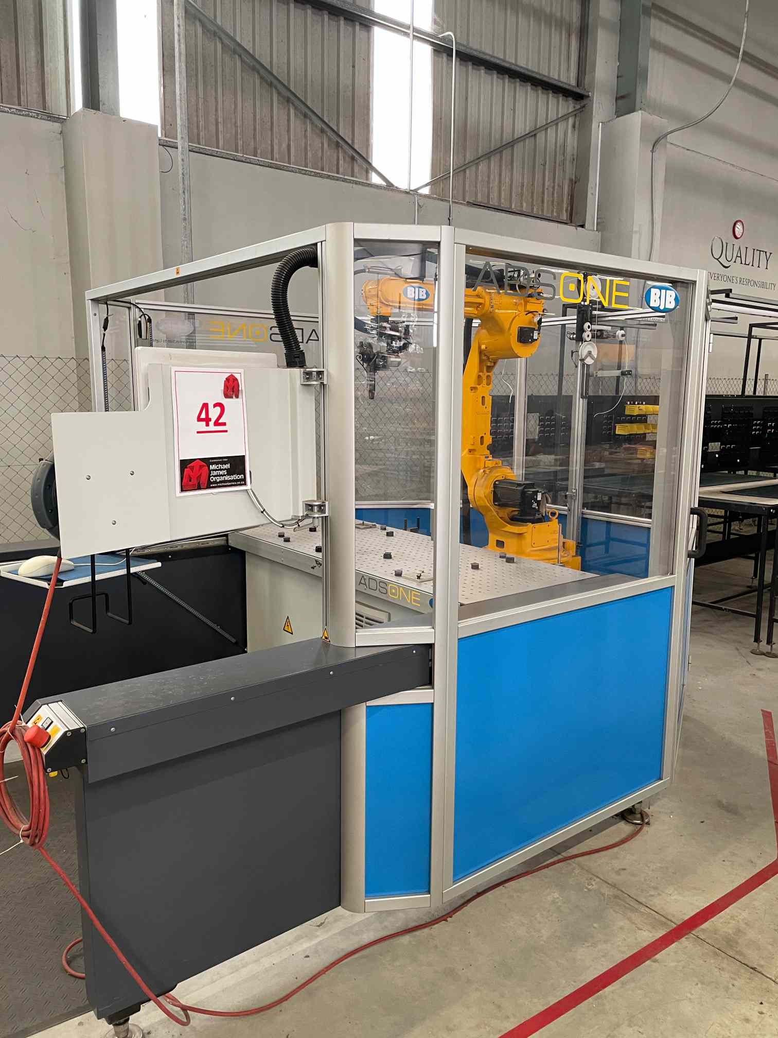 BJB ADSONE ROBOTIC ASSEMBLY STATION MODEL - NJ1530 SN: S06B38