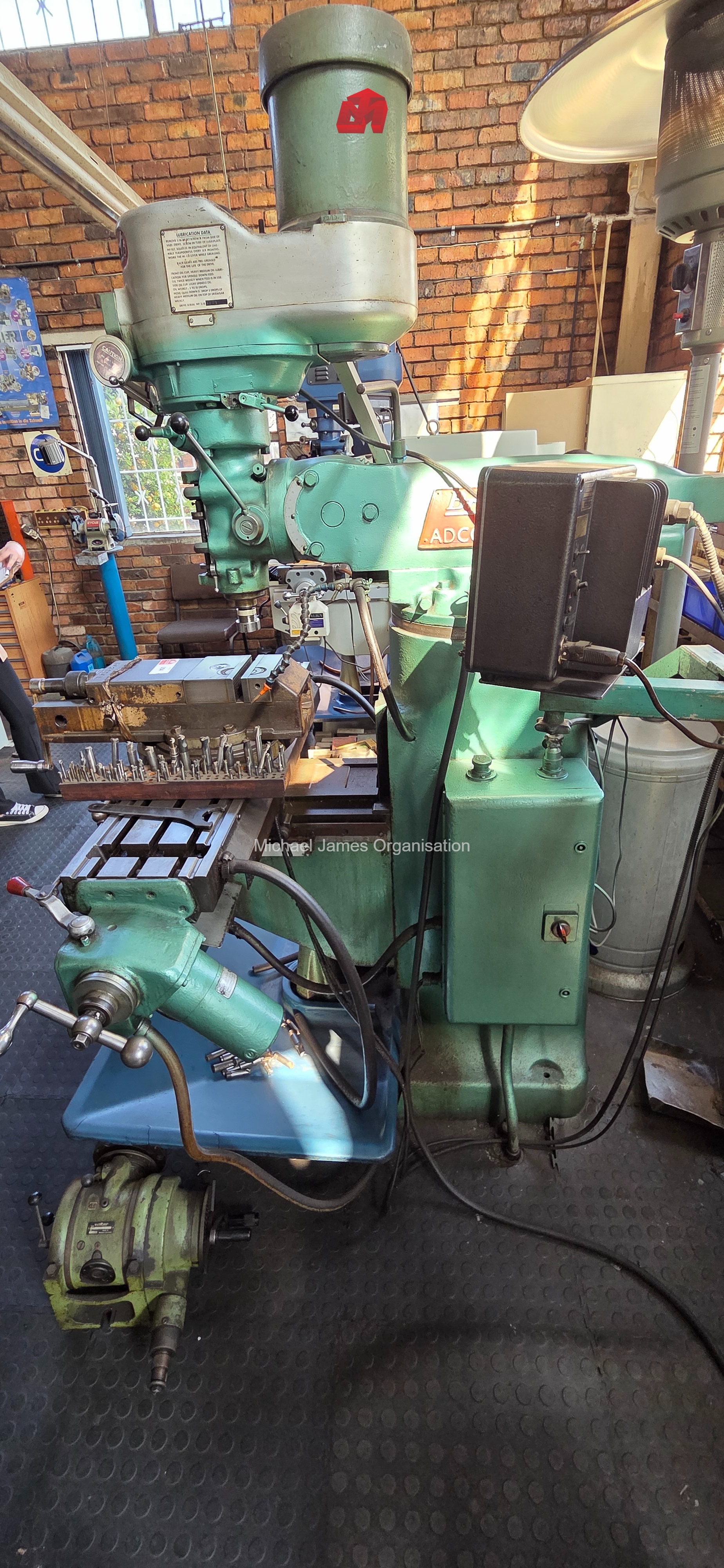 Bridgeport by Adcock-Shipley Milling Machine thumbnail 3