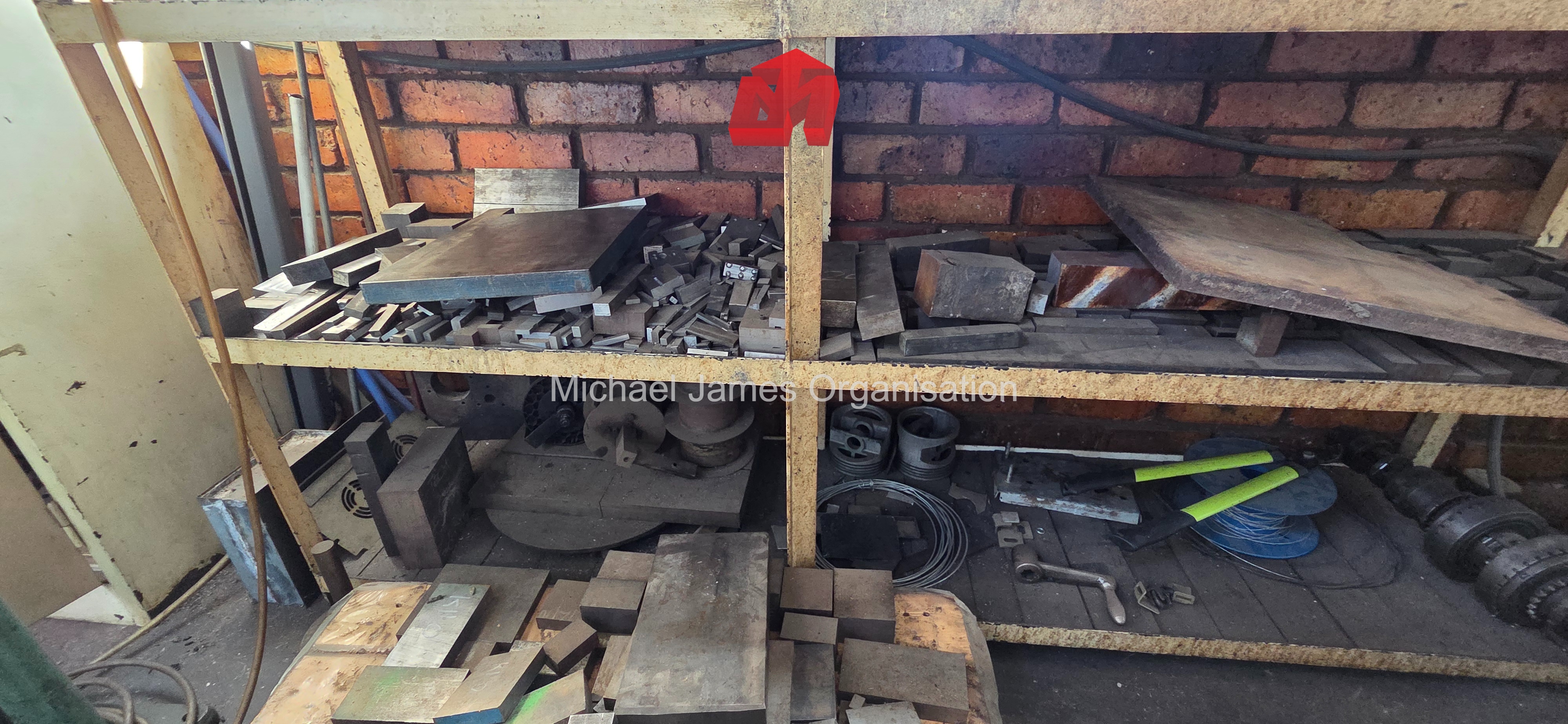 Shelf with Contents and Floor Section