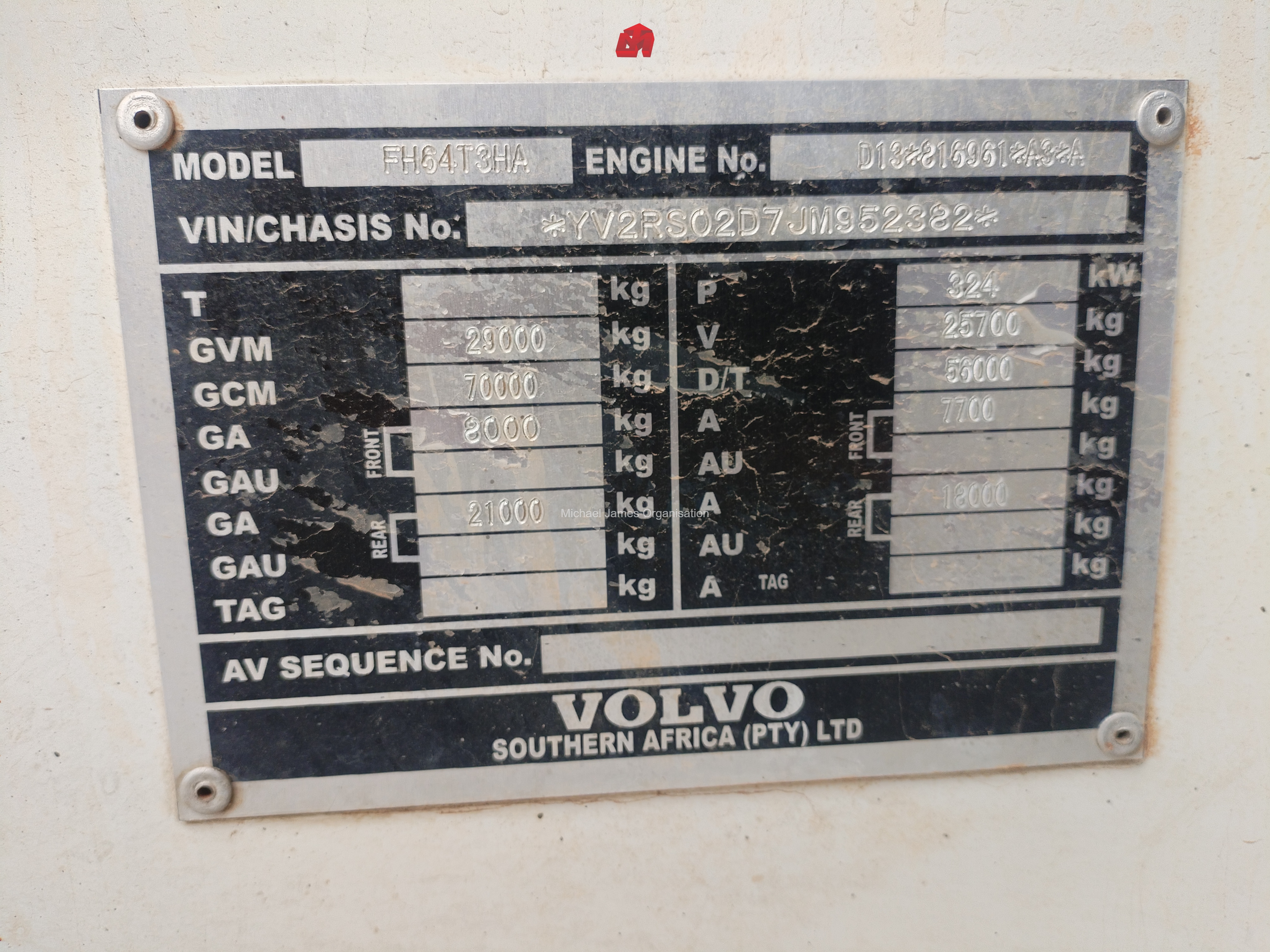 2018 VOLVO FH 440 DOUBLE AXLE TRUCK thumbnail 10