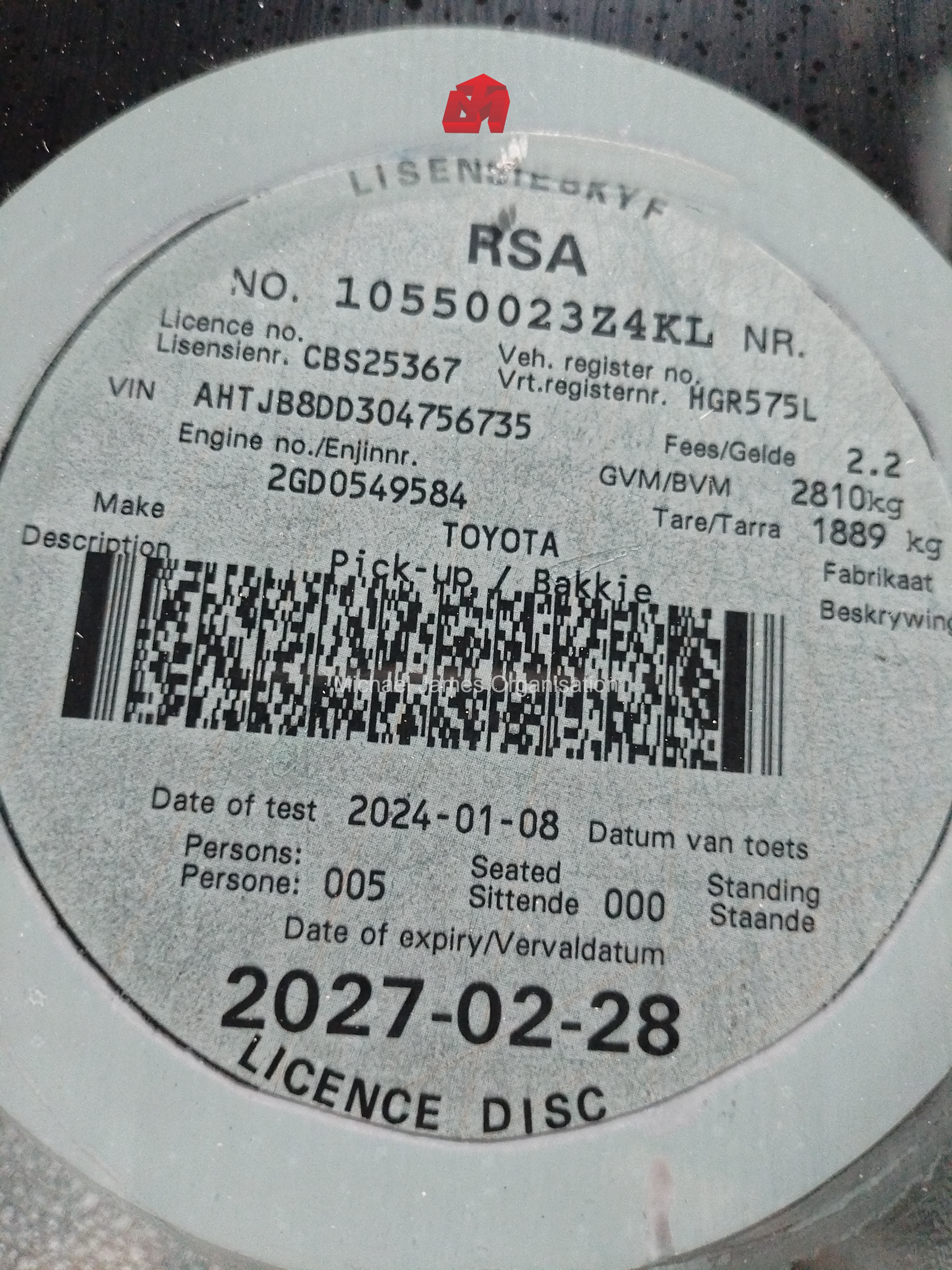 2019 TOYOTA HILUX 2.4 GD-6 SRX 4X4 A/T D/C thumbnail 10