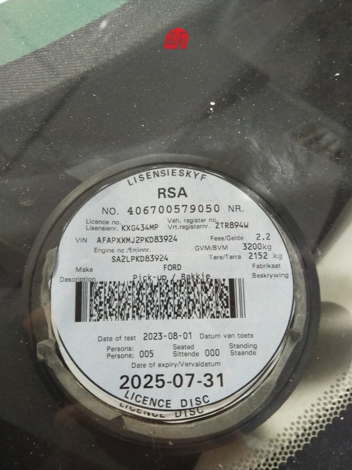 2019 FORD RANGER 3.2 TDCI XLT A/T P/U D/C thumbnail 9
