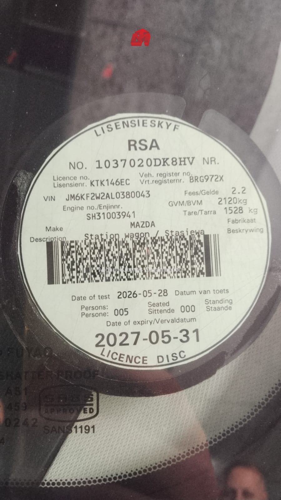 2020 MAZDA CX 5 2.0 ACTIVE A/T thumbnail 8
