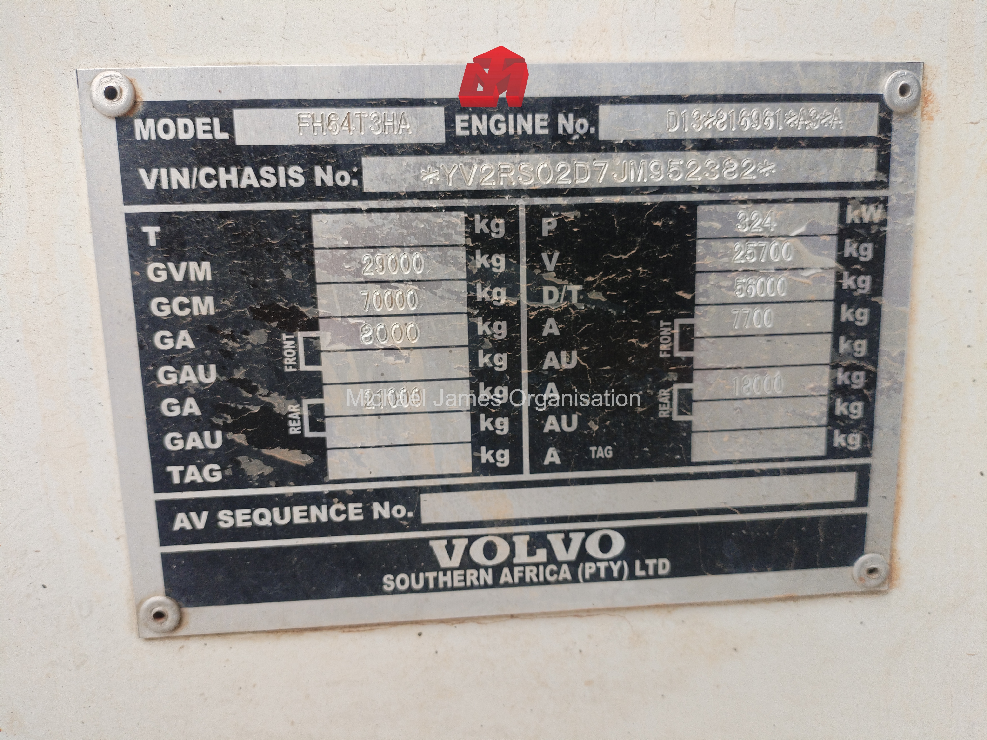 2018 VOLVO FH 440 DOUBLE AXLE TRUCK thumbnail 9