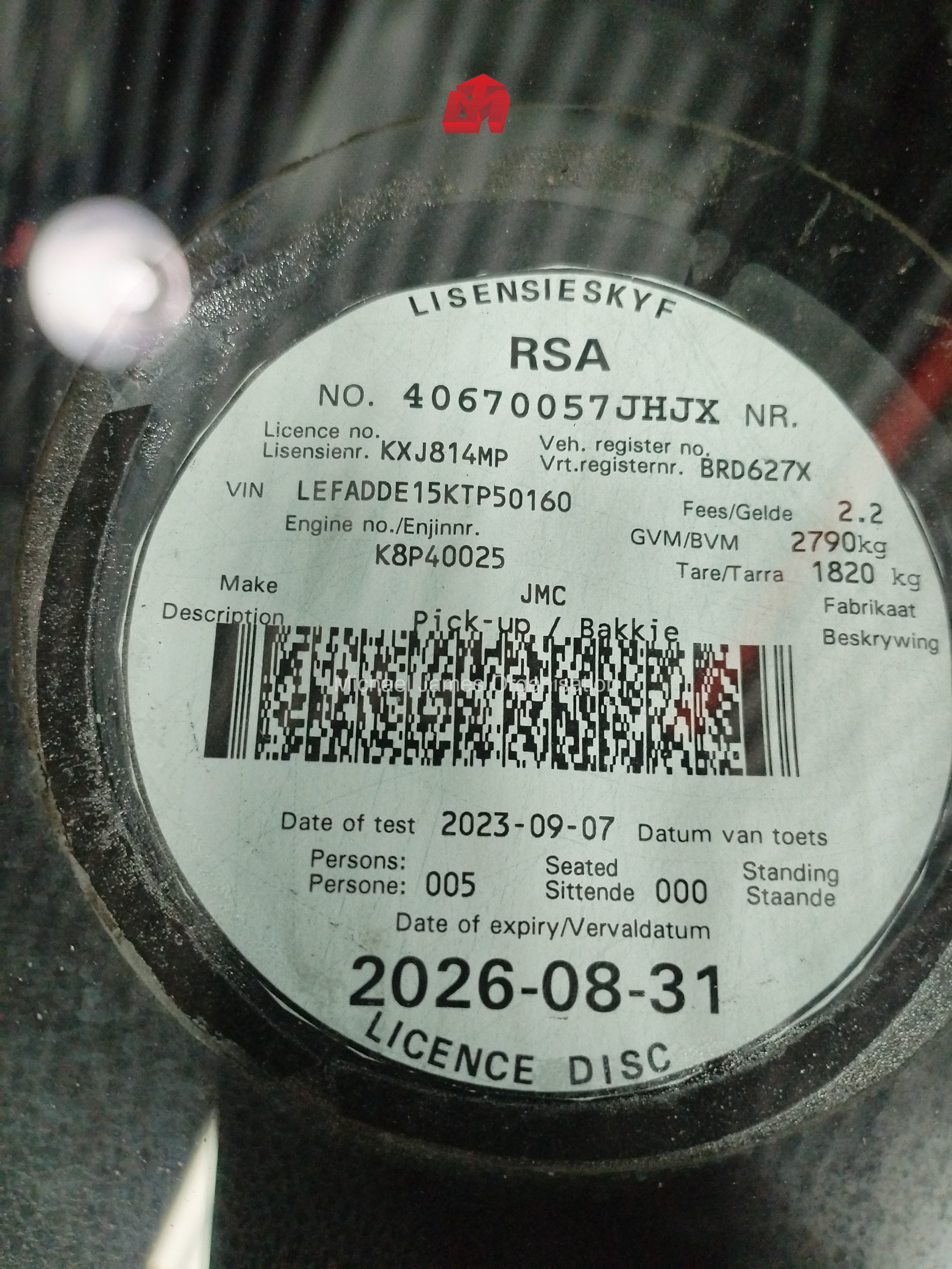 2020 JMC VIGUS 5 2.4TDCi LX P/U D/C thumbnail 11