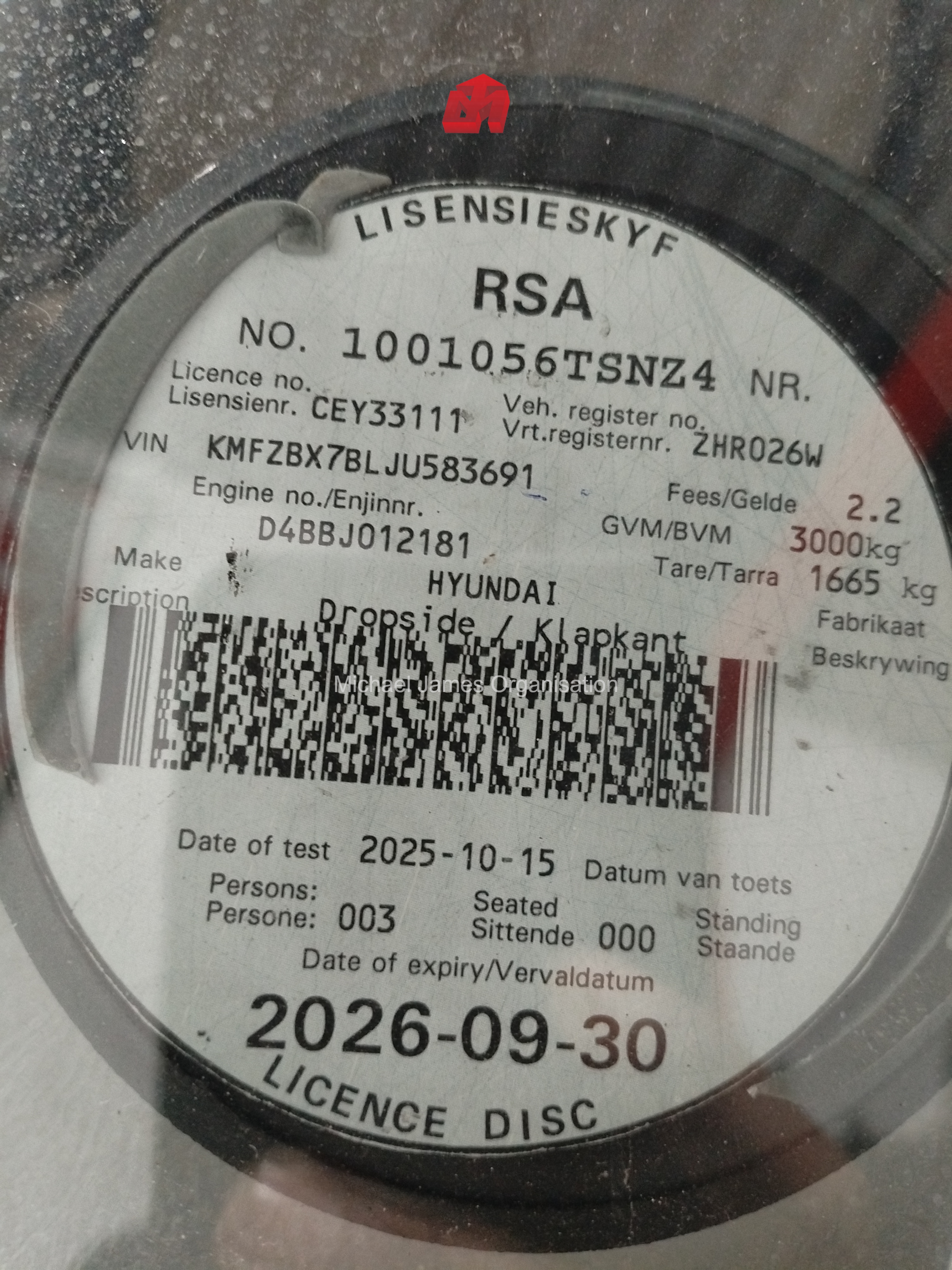 2018 HYUNDAI H100 2.6D A/C F/C D/S thumbnail 9