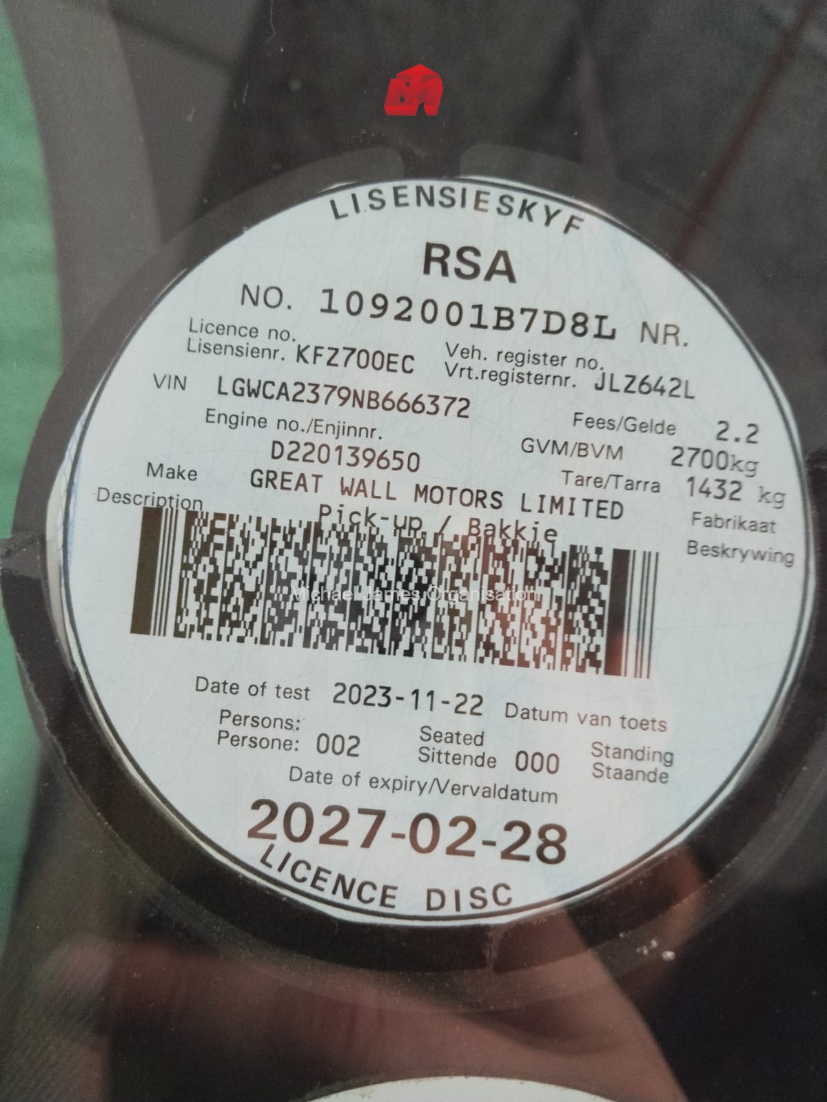 2023 GWM STEED 5 2.2 MPI WORKHORSE P/U S/C thumbnail 8