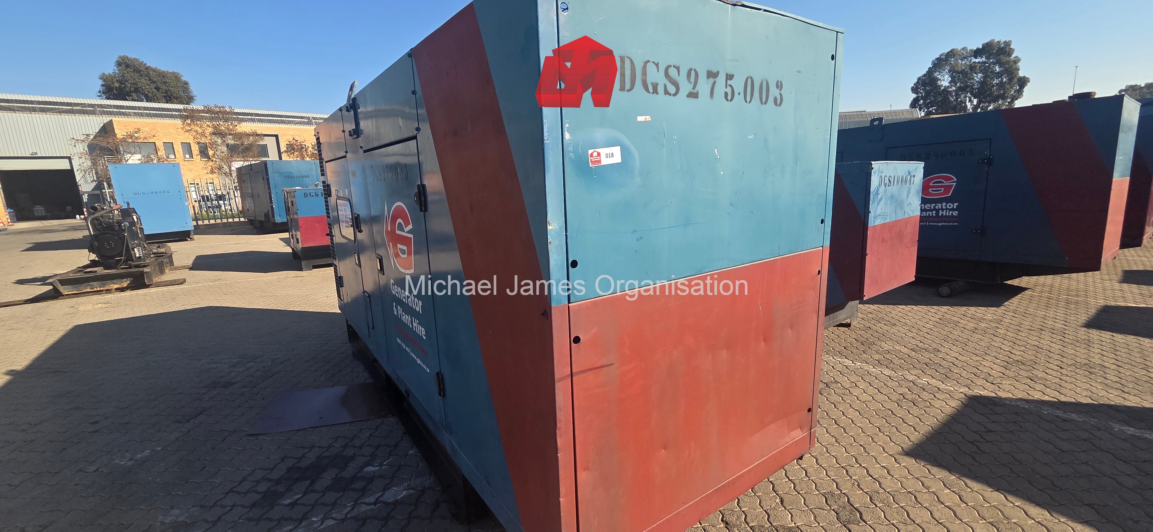 275KVA JOHN DEERE GENERATOR , DGS275.003 thumbnail 5