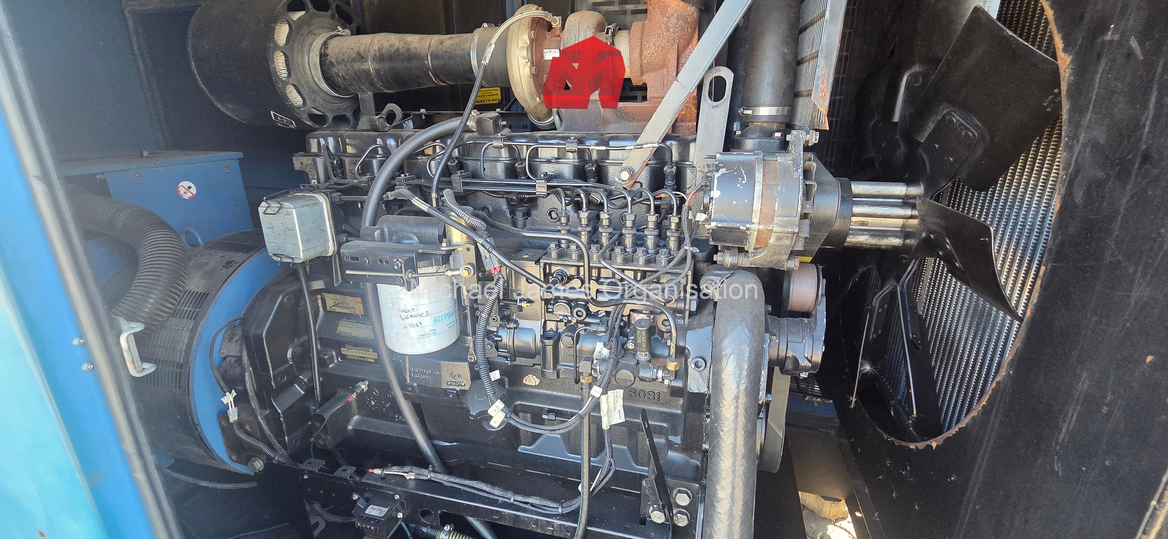 275KVA JOHN DEERE GENERATOR , DGS275.003 thumbnail 4