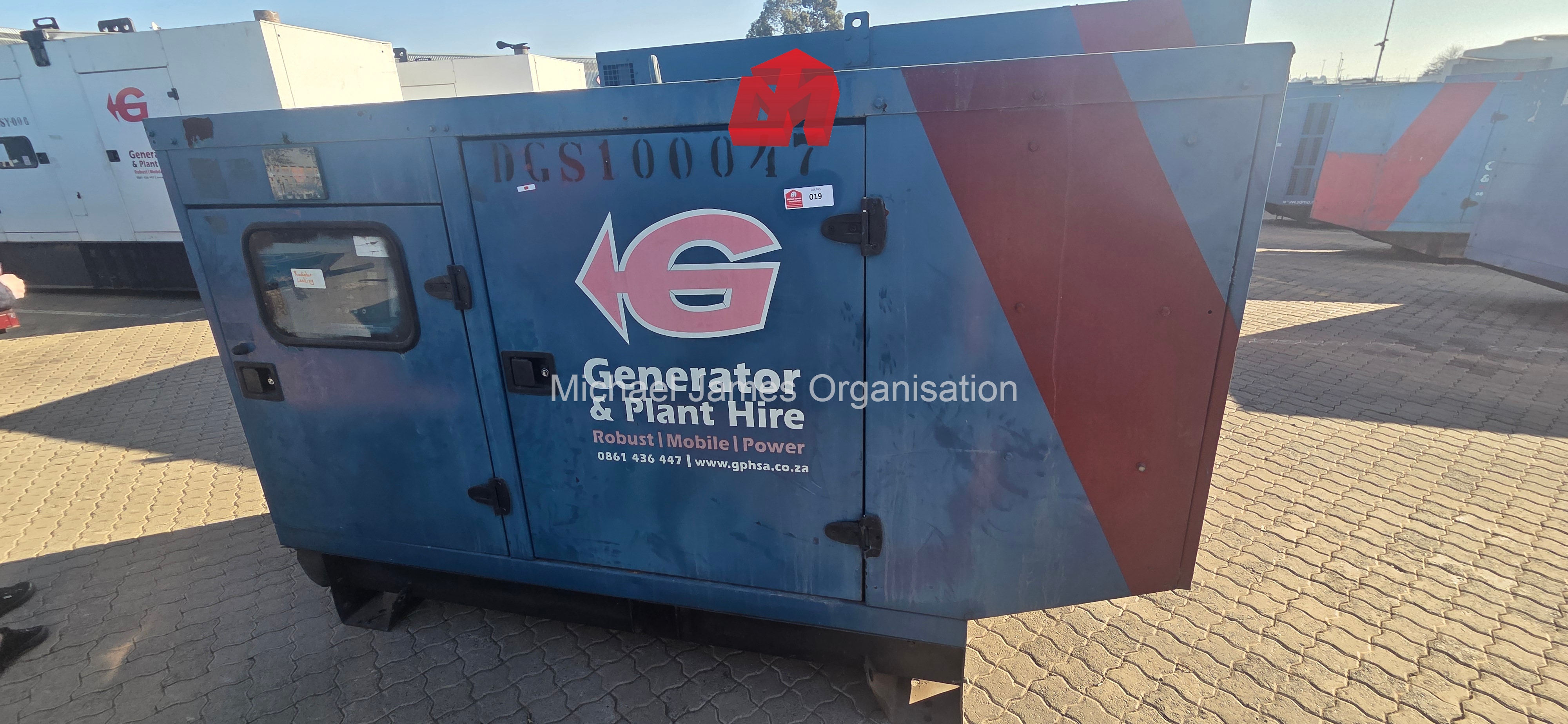 100kVA JOHN DEERE GENERATOR, DGS100.047 thumbnail 3